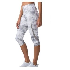 Lululemon Leggings NWT Cropped Capri Stretch High Rise Pockets $118 New 2
